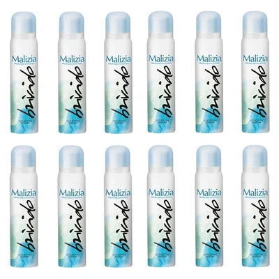 MALIZIA DONNA deo BRIVIDO 12x 100ml blumig erfrischender deodorant Duft