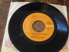 NILSSON LULLABY IN RAGTIME / AS TIME GOES BY  45 RPM RECORD 068