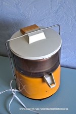 VINTAGE CENTRIFUGEUSE  MOULINEX  ORANGE ANNEES 1970