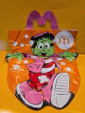 Vintage 1990 McDonalds Halloween Vinyl Trick-or-Treat Happy Meal Bag