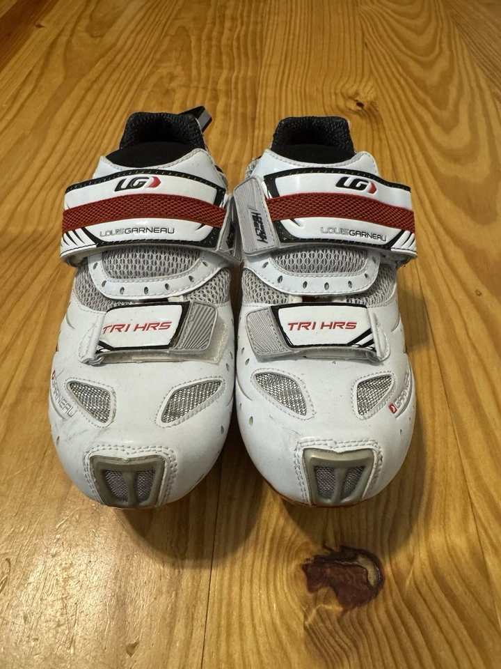 Louis Garneau Carbono HRS Bicicleta Triatlón Ciclismo Zapatos EU 39 US 8.5W/6.5M Foto 2 de 4