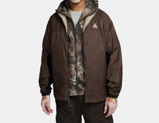 Nike ACG "Sierra Light" Baroque Brown Jacket DX7880-237 Men's Size Medium