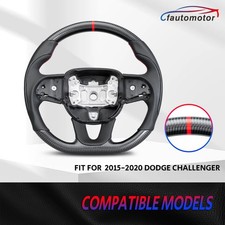 Carbon Fiber Sport Steering Wheel Fits Dodge Charger Challenger Srt Hellcat 15