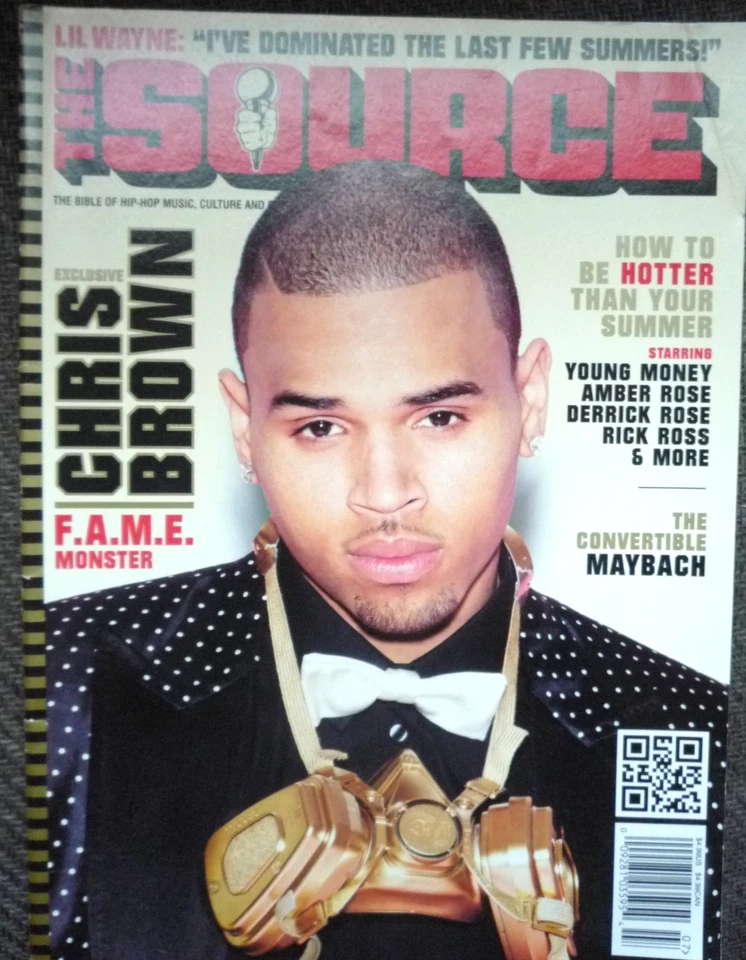 Lot of 2 Vintage THE SOURCE MAGAZINES:  CHRIS BROWN  & RICK ROSS Covers - Image 3 of 4