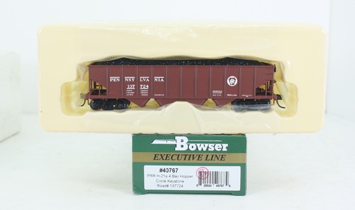 HO Bowser Executive 40767 Pennsylvania H-21a 4 bahías tolva círculo Keystone 137724 | Condition: New