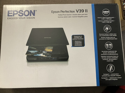 Epson Perfection V39 II Color Photo & Document Scanner Scan Open Box