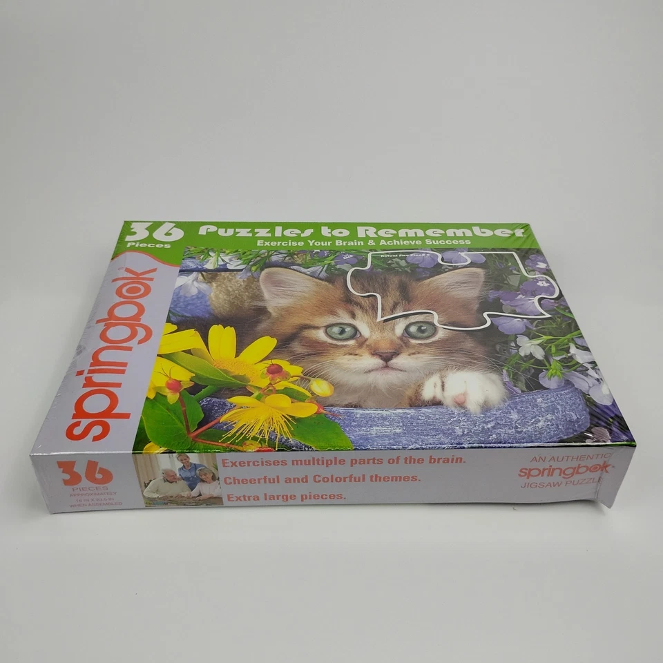 Springbok Puzzles to Remember GARDEN HELPER 36 Extra Large Pieces Dementia NEW - Image 2 of 4