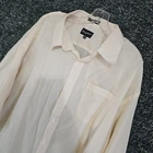 George Martin Mens Dress Shirt Size 38-39 Button Front Long Sleeve Formal