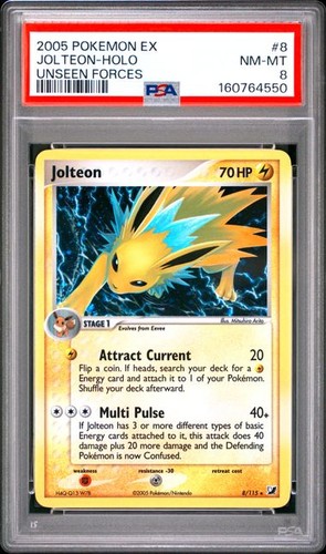 Jolteon graded PSA 8 for sale on eBay