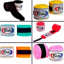 Fairtex Hand Wraps 120" 180" Elastic Cotton Muay Thai Boxing Kickboxing MMA