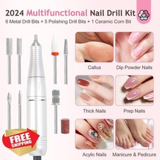 SAVILAND 45000RPM Electric Nail Drill Kit Rechargeable Acrylic Gel File