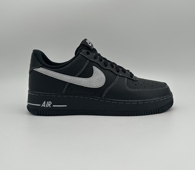 Nike Air Force 1 Black Wolf Grey Schwarz Grau HQ2037-006 Herren Sneaker EU41 45