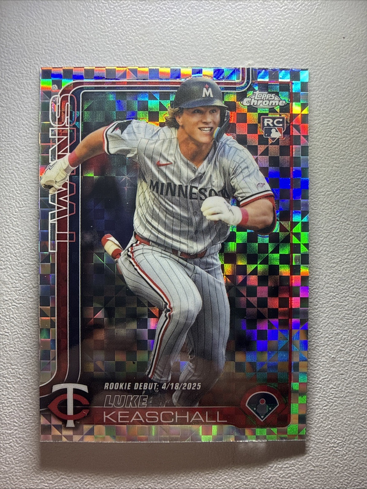 2025 Topps Chrome Update - Luke Keaschall #USC134 X-Fractor (RC) MN Twins