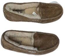 Ugg Ansley Women's Size 6 brown Suede Slippers NIB