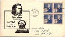 FDC 1940 SC #892 Reid Cachet - Spencer, Mass - Block Of 4 - J27539
