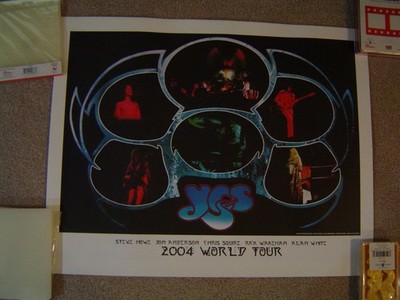 Yes Classic Progressive Rock Band Live Performance Poster 2004