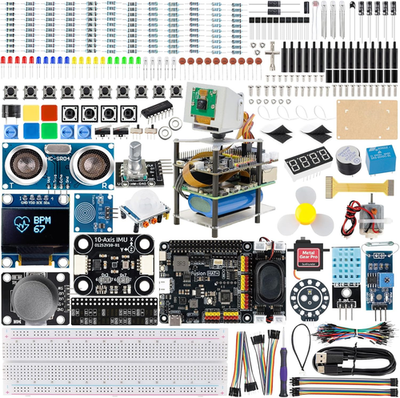 AI Fusion Lab Kit for Raspberry Pi 5/4/3B+/Zero 2W, Multi-Llms