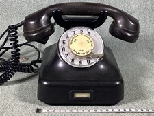 RFT Bakelit DP Tischfernsprecher Telefon W38 VEB RFTNordhausen 303/1950erDDR/gut