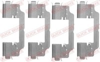 Quick Brake ZubehöRsatz, Scheibenbremsbelag 109-1716 FüR Audi CitroËN