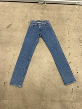Vintage Levi  s 606 Jeans Super Slim Red Tab Small E 26x35 Made In USA