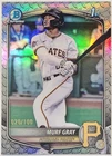 Murf Gray 2025 Bowman Draft Chrome 1st Steel Metal Refractor /100 Rookie Pirates