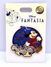 Disney Japan Fantasia 85th Anniversary Pin 2025 Sorcerer Mickey & Brooms Slider