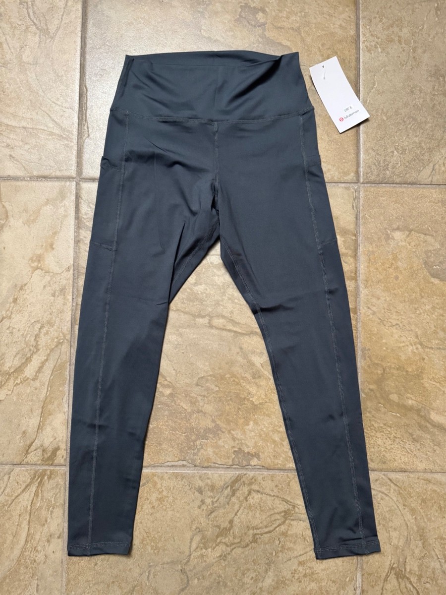 LULULEMON LEGGINGS (Length 35") WITH SIDE POCKETS WOMENS SIZE XL