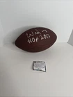 Willie Roaf Hall Of Fame 2012 Autographed Football - Authenticated COA Schwartz