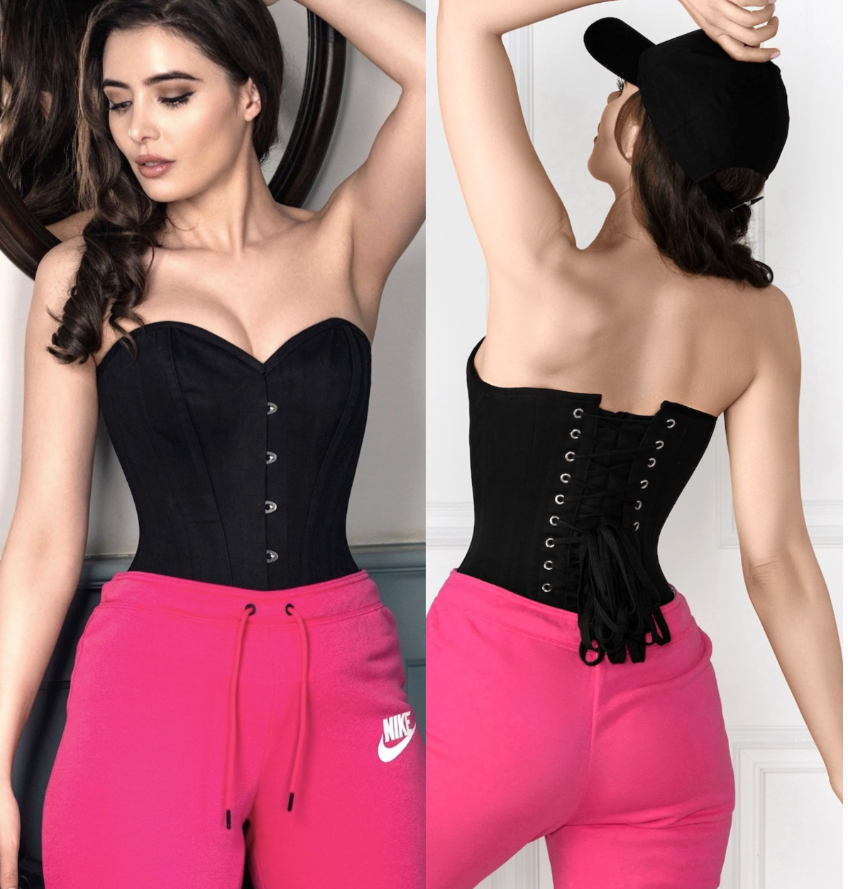 Corset Story EU Waist Trainer Corset Steel Boned UK 32