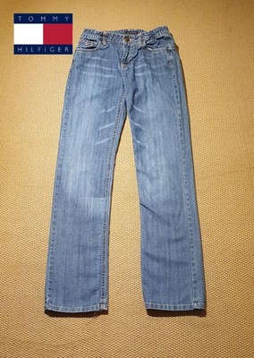 Levi's Mädchen blau gerade Jeans Größe 14Y W26 L32 100 % Baumwolle verstellbarer Bund