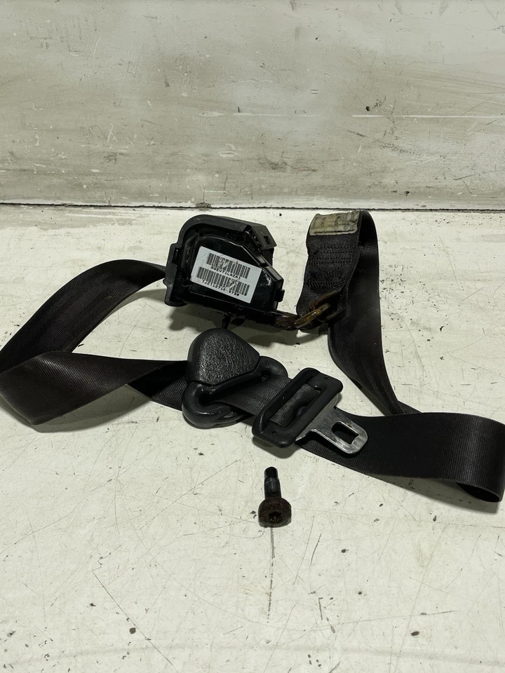 Cinturón de seguridad macho retractor delantero izquierdo conductor con pernos 97-02 Jeep TJ Wrangler CC 2H Foto 2 de 4