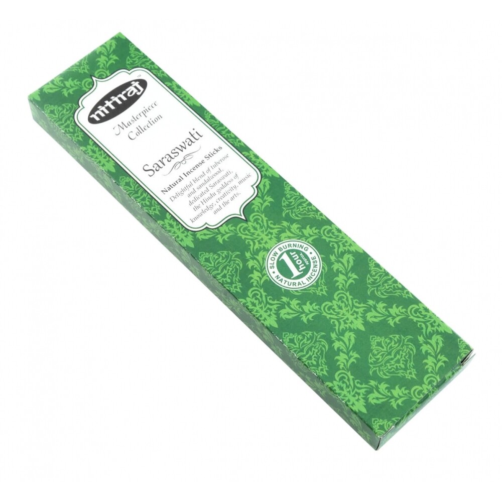 Nitiraj Saraswati Masterpiece Incense Sticks 25g - Wisdom & Creativity