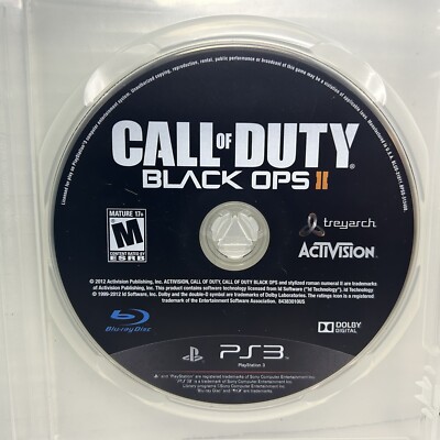 Call Of Duty Black Ops 2 PS3 Disc Only