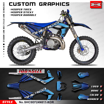 Custom MX Stickers Enduro Wrap Design for Sherco SE SEF 125~500 2024 Restyle