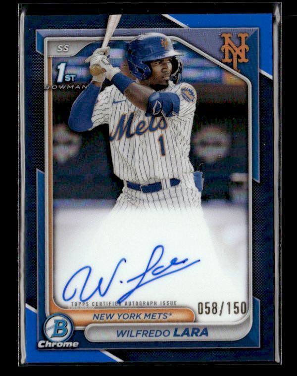 2024 Bowman Chrome #CPA-WL Wilfredo Lara Prospects Auto Blue Refractors #/150