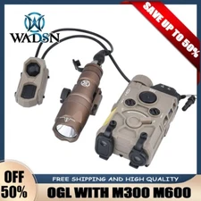Tactical OGL Laser Red Green Dot Laser Sight M600U Flashlight With Dual Switch