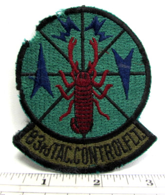 Vintage 83rd Tactical Control Flight Patch Holloman Air Force Base NM ...