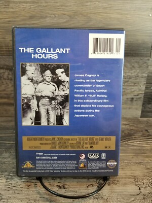 THE GALLANT HOURS (1960) DVD 2010 James Cagney as Admiral