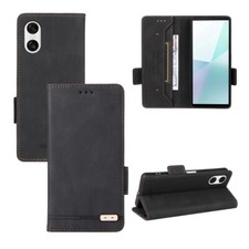 For Sony Xperia 10 VI 2024 Magnetic Clasp Leather Phone Case Cover Shell