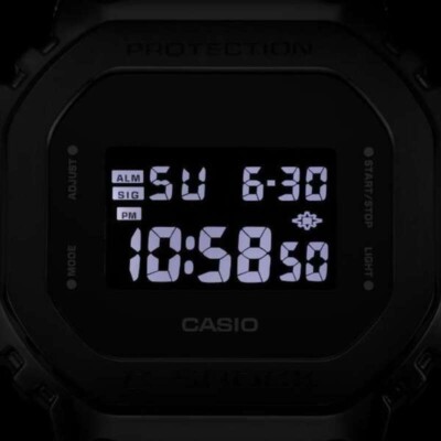 Casio G-Shock GM-5600UB-1JF Metal Bezel Quartz Digital Watch New +