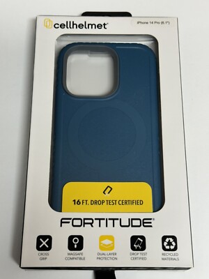 CellHelmet Fortitude MagSafe Case for Apple iPhone 14 Pro - Blue
