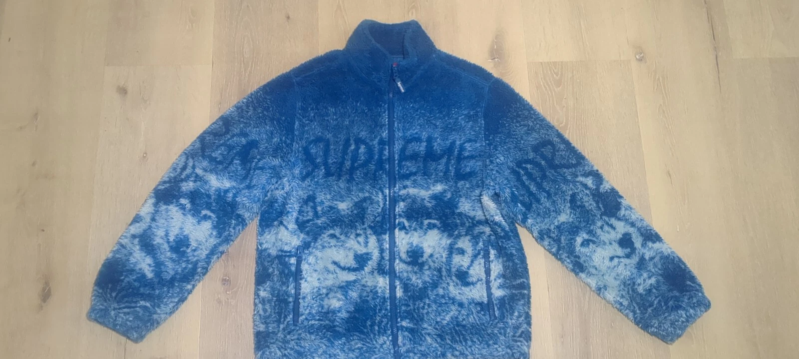 VESTE POLAIRE SUPREME WOLF SARCELLE FONCÉE M SS19 BLEU