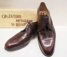 SCARPE di LUSSO DA UOMO IN PREGIATA PELLE E CUOIO ALTISSIMA QUALITA' n.43