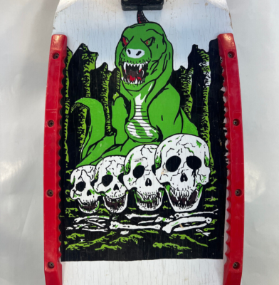 ヴィンテージ 80年代 PRO イーグル スケートボード T Rex Vintage 80s PRO Eagle Skateboard T Rex & Human Skulls Dinosaur