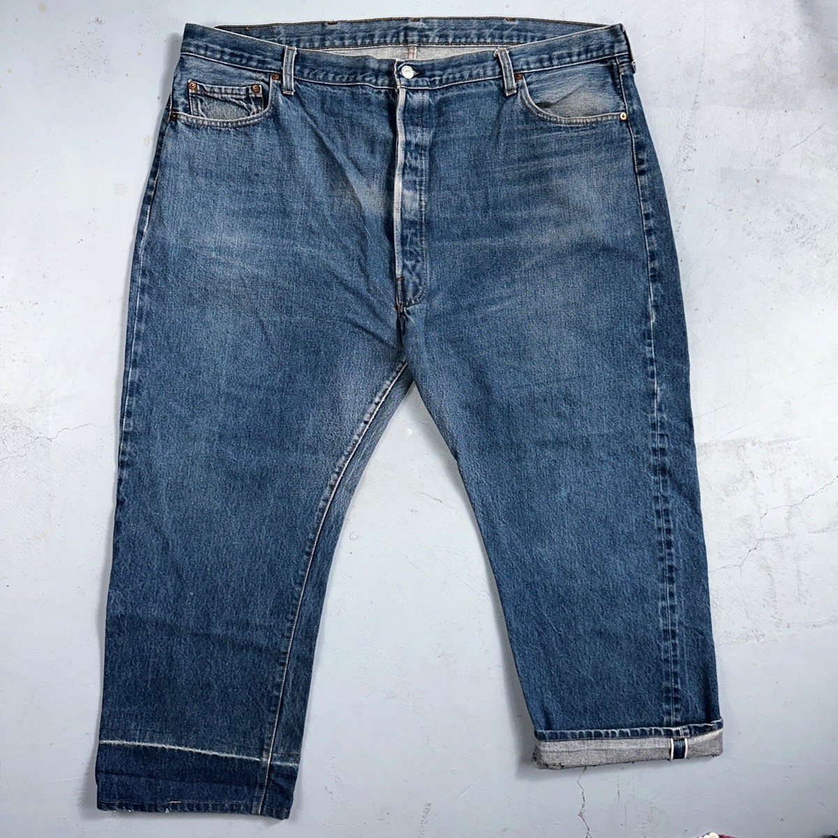パンツ 80's Levi's 501 Red Line Original Levis 501 Vintage 80s Redline Selvedge USA XX Jeans Med Wash