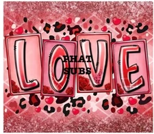 20oz Sublimation Tumbler Wrap Valentine Love Ready to Press Heat Transfer