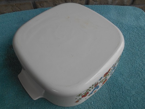 Cazuela vintage 1975 Corning Ware Country Festival 4 cuartos A 04 B sin tapa. - Imagen 6 de 10