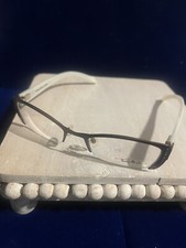Thierry Mugler Eyeglasses Women's Half Rim Color C3 Bronze/White 50mm France
