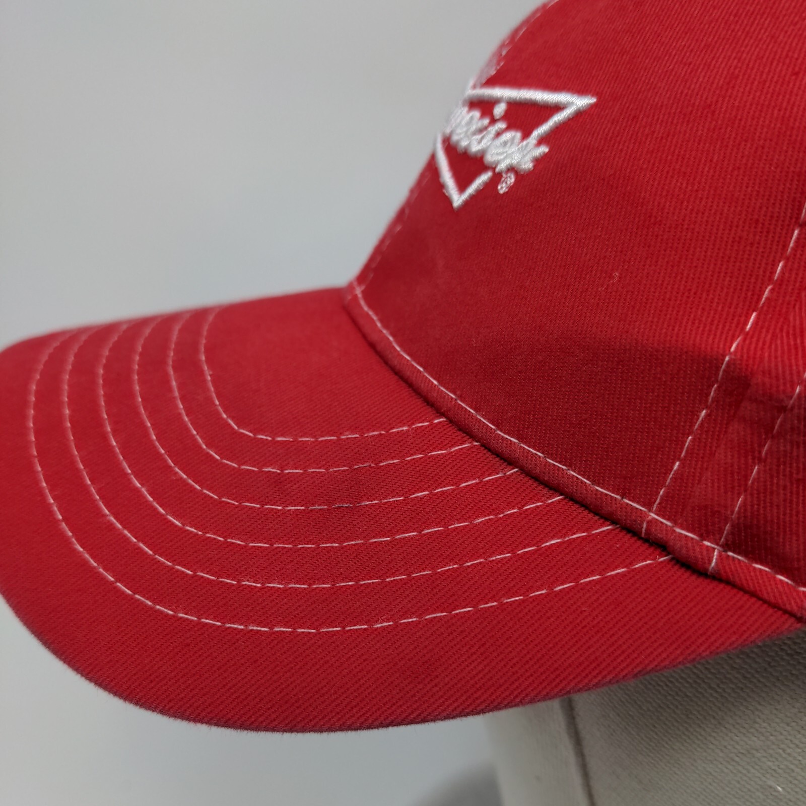 Budweiser Strapback Hat Red One Size Adjustable E… - image 4