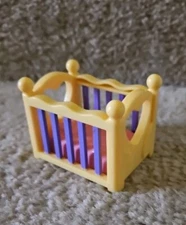 Vtg Tyco Quints Baby Crib 1990 Blip Toy